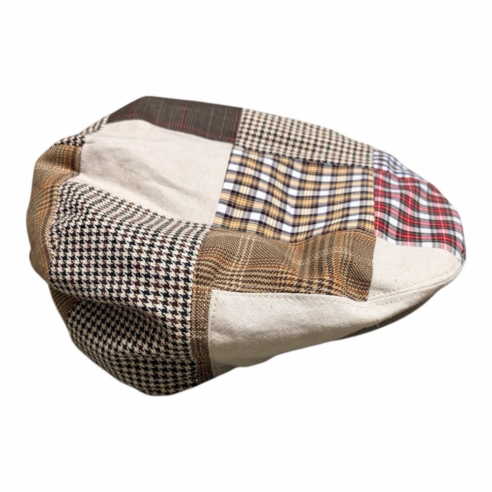 Men's Patchwork Newsboy Cap